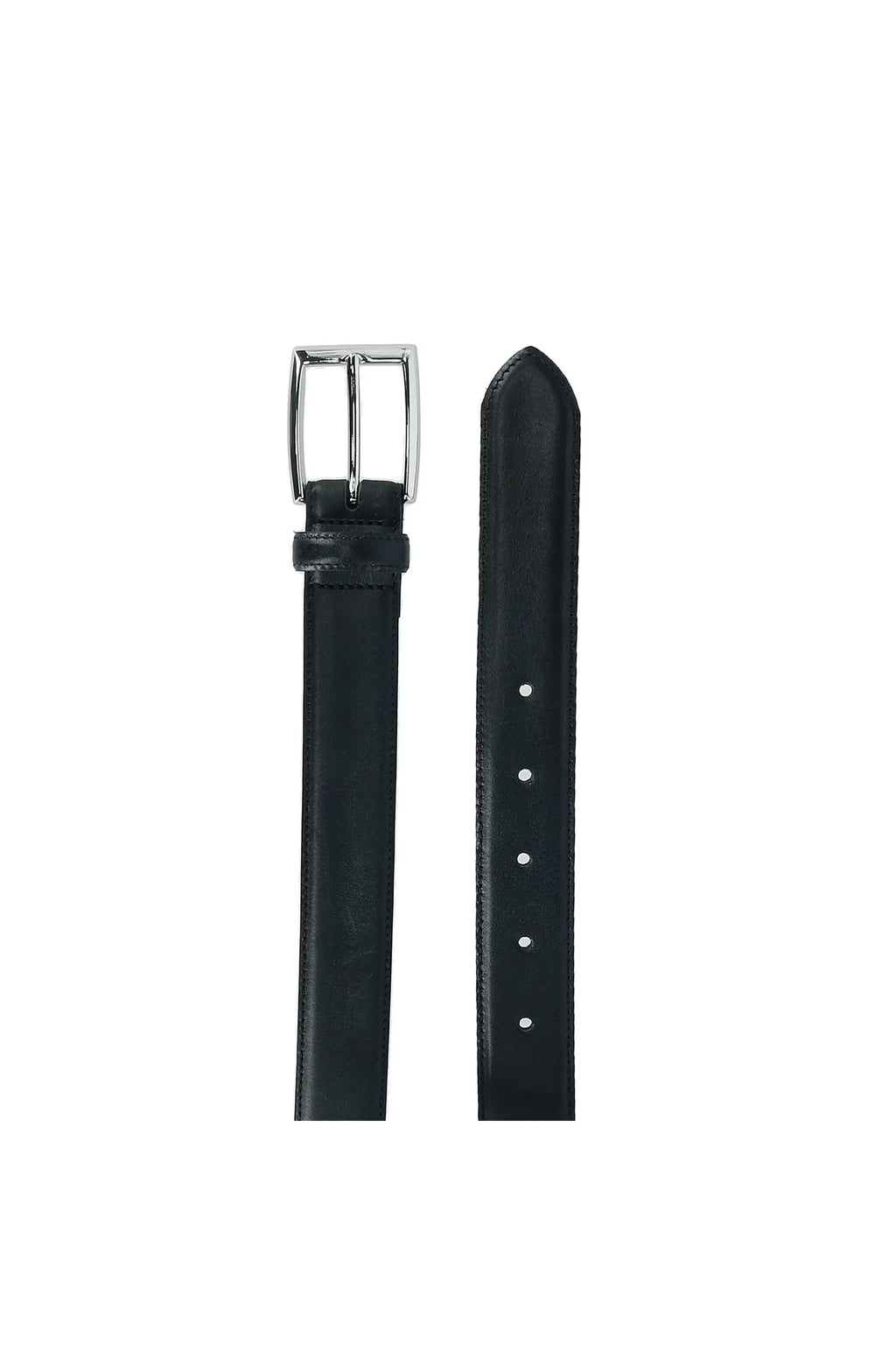 Slim Calfskin Leather Belt