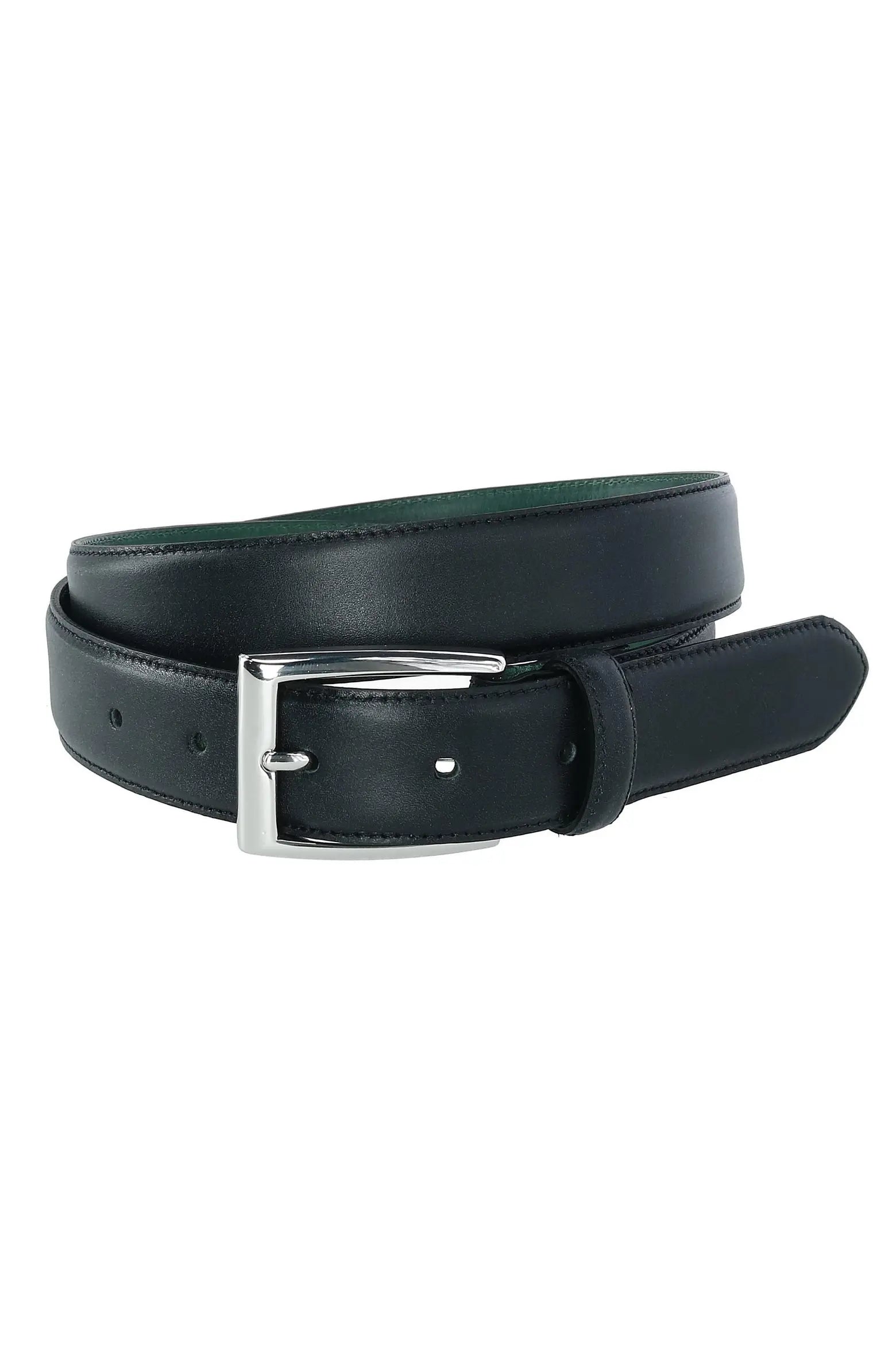Slim Calfskin Leather Belt