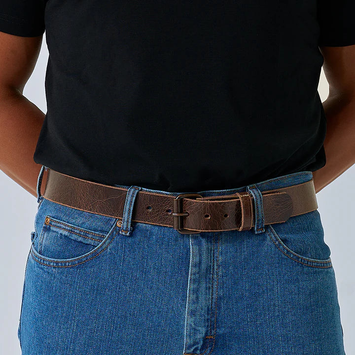 Nobel Trend™ Rustic Glazed Leather Jean Belt