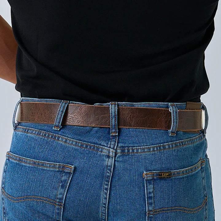Nobel Trend™ Rustic Glazed Leather Jean Belt