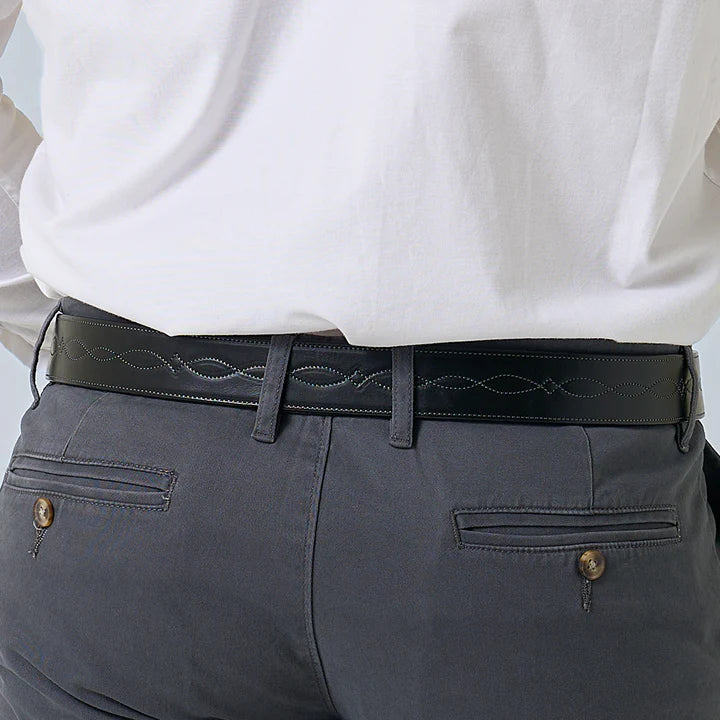 Nobel Trend™ Teton Western Full-Grain Leather Belt