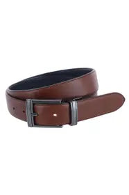 Premium Reversible Leather Belt for Men – Black & Brown Dress Belt