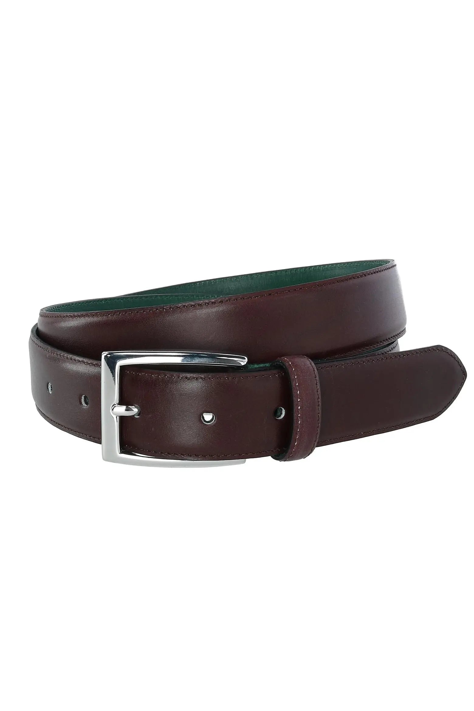 Slim Calfskin Leather Belt