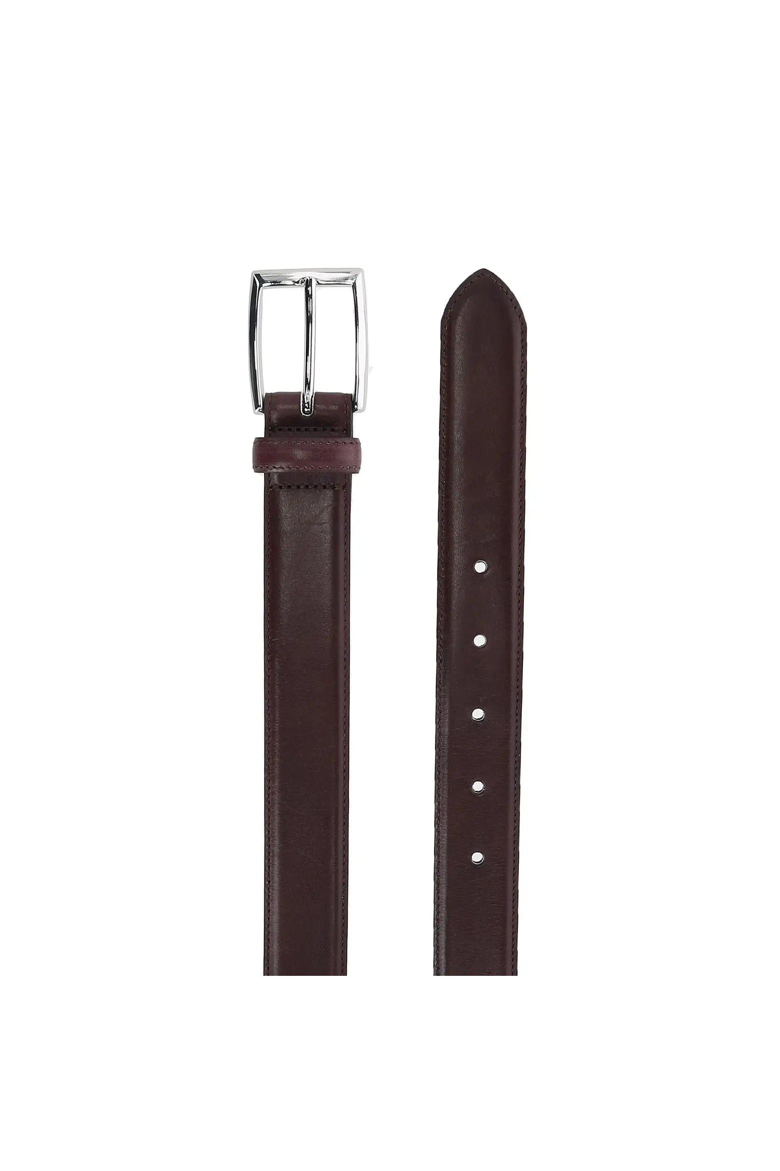 Slim Calfskin Leather Belt