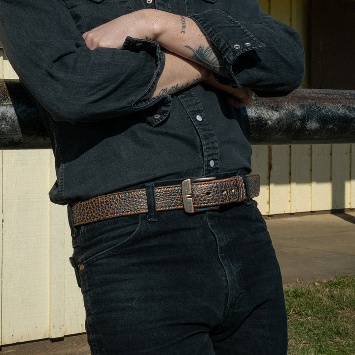 Nobel Trend™ Yellowstone Premium Bison Leather Belt