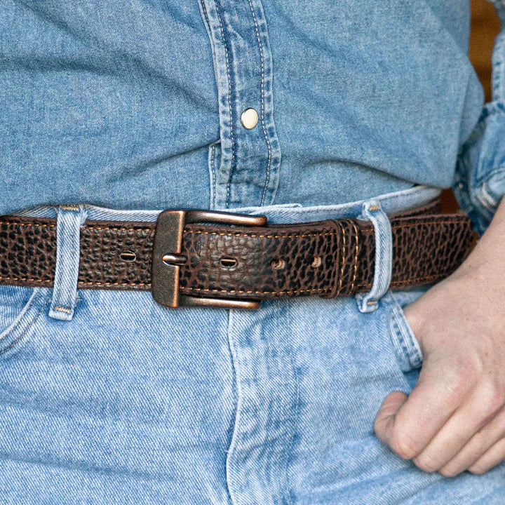 Nobel Trend™ Yellowstone Premium Bison Leather Belt