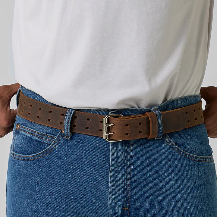 Nobel Trend™ Woodstock Retro Double Prong Leather Belt