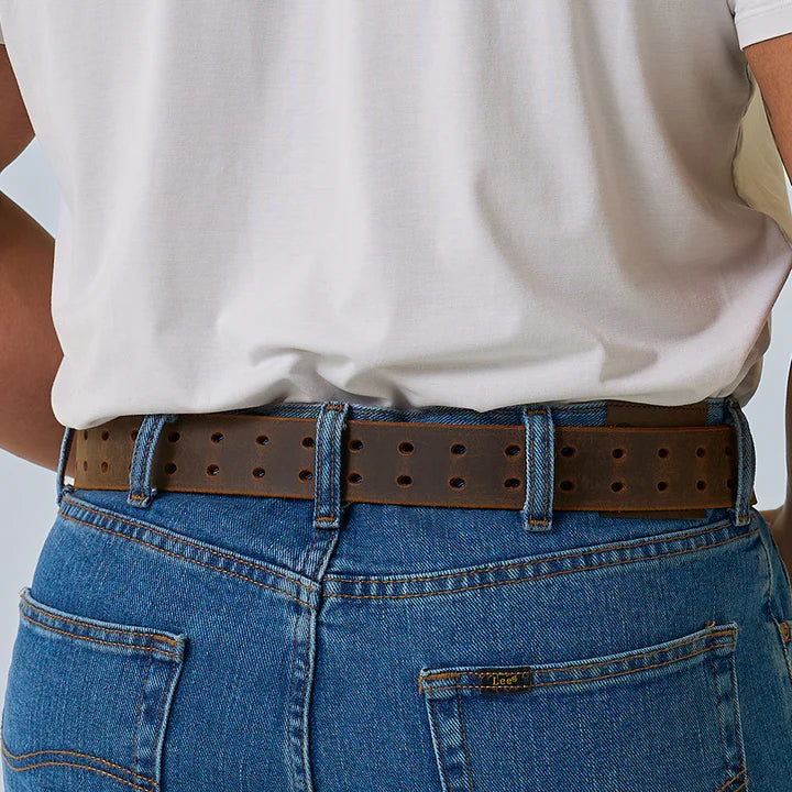 Nobel Trend™ Woodstock Retro Double Prong Leather Belt