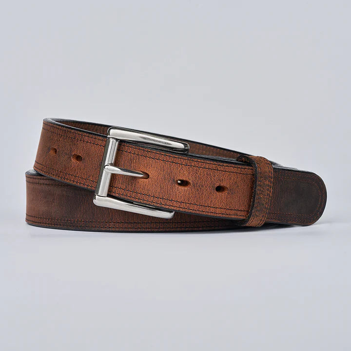 Nobel Trend™ Montana Double-Layer Bison Leather Belt