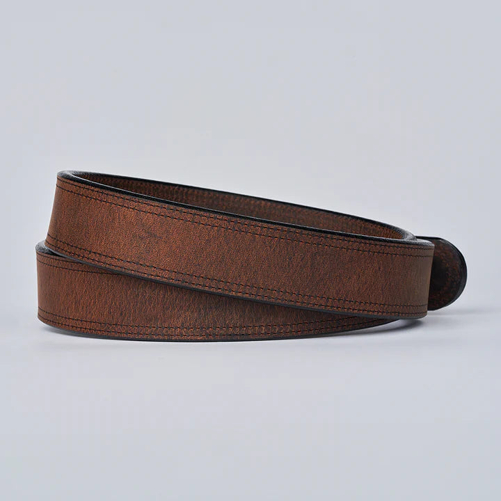 Nobel Trend™ Montana Double-Layer Bison Leather Belt